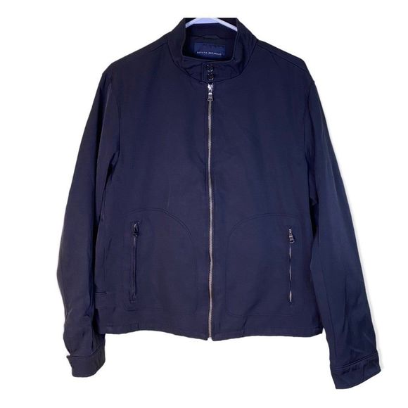 Banana Republic Full Zip Up Jacket Black Size L - Picture 1 of 10
